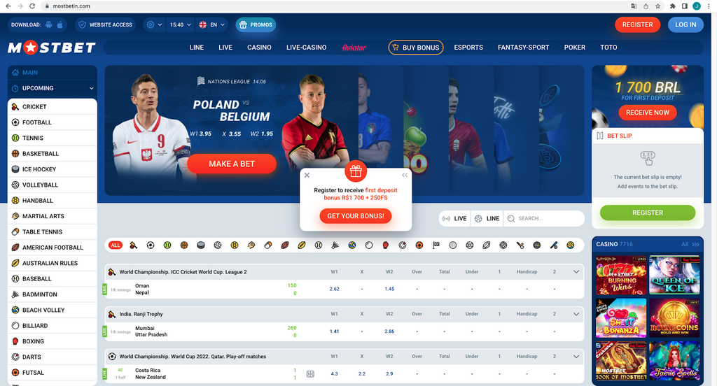 Mostbet Betting Site