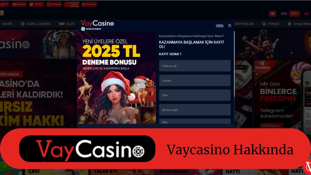 VayCasino Bahis Şartı Yok Bonusu