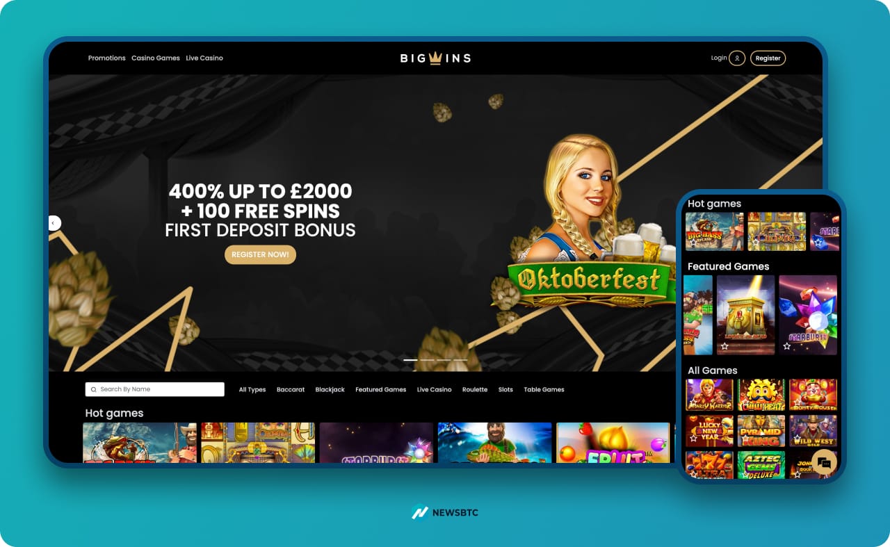 BigWins Casino site